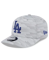 New Era Men's Gray Los Angeles Dodgers 2025 Mlb Clubhouse 9SEVENTY Stretch-Snap Hat