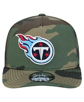 New Era Men's Camo Tennessee Titans Woodsy 9FIFTY Snapback Hat