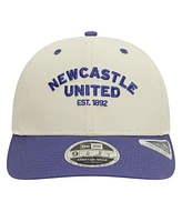 New Era Men's Tan Newcastle United Contrast Visor 9FIFTY Adjustable Hat