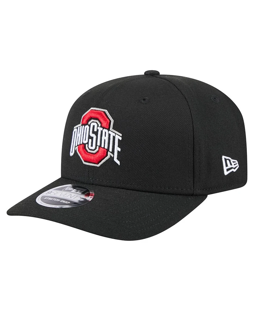 New Era Men's Ohio State Buckeyes 9SEVENTY Team Stretch-Snap Adjustable Hat