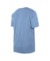 New Era Men's Light Blue San Antonio Spurs 2024/25 City Edition Chenille Heavyweight T-Shirt