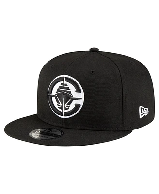 New Era Men's Black La Clippers 9FIFTY Snapback Hat