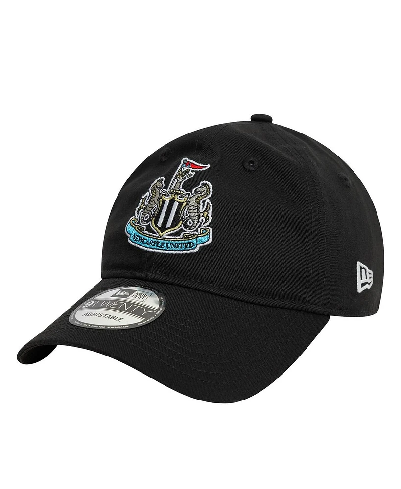 New Era Big Boys and Girls Black Newcastle United Core 9FORTY Adjustable Hat