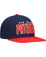 Outerstuff Preschool Navy/Red New England Patriots Lock Up Snapback Hat