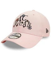 New Era Men's Pink Ac Milan Needle Cord Doodle 9FORTY Adjustable Hat