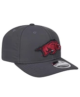 New Era Men's Charcoal Arkansas Razorbacks 9SEVENTY Stretch-Snap Hat