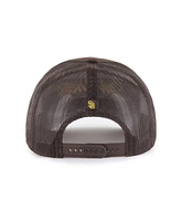 '47 Brand Men's Brown San Diego Padres Garner Trucker Adjustable Hat