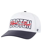 '47 Brand Men's White Boston Red Sox Lineman Hitch Adjustable Hat