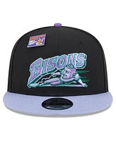 New Era Men's Black/Purple Buffalo Bisons Grape Big League Chew Flavor Pack 9FIFTY Snapback Hat