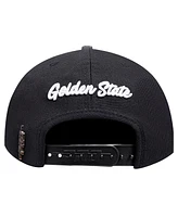 Pro Standard Men's Black Golden State Warriors Paint the City Pinch Front Snapback Hat