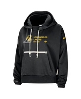 Nike Women's Black Los Angeles Lakers Courtside Standard Issue Performance Pullover Hoodie