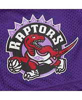 Mitchell & Ness Men's Purple Toronto Raptors Hardwood Classics Gameday Mesh Shorts