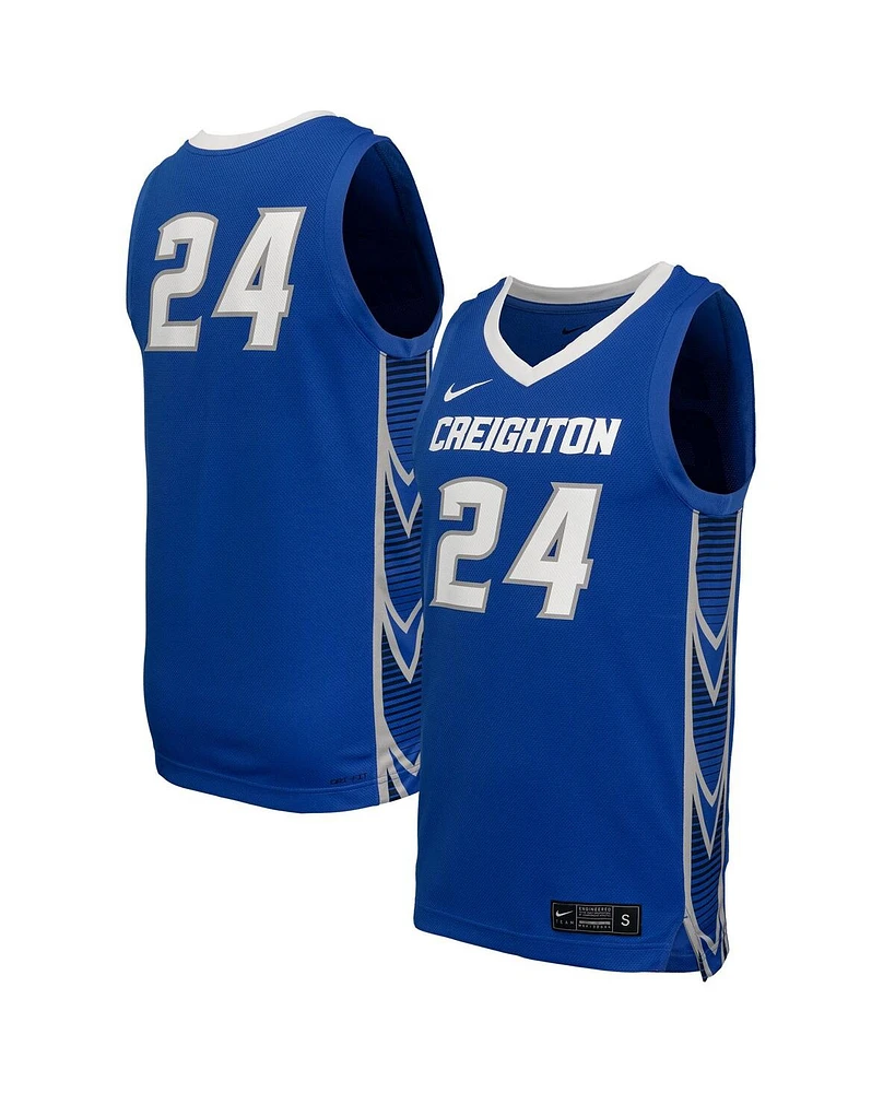 Nike Men's Blue Creighton Bluejays Replica Basketball Jersey