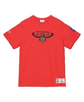 Mitchell & Ness Men's Red Atlanta Hawks Team Origins T-shirt