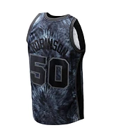 Mitchell & Ness Men's David Robinson Black San Antonio Spurs Hardwood Classics 1998/99 Tie-Dye Swingman Jersey