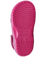 Crocs Little Girls Classic Glitter Clogs from Finish Line