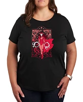 Hybrid Apparel Trendy Plus Scarlet Witch Graphic Crew Neck T-Shirt