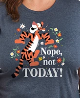 Hybrid Apparel Trendy Plus Winnie The Pooh Nope Not Today Graphic Crew Neck T-Shirt