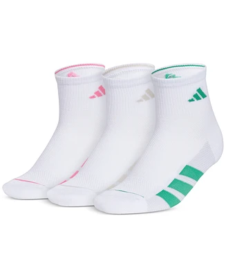 adidas Women's 3-Pk. All Day Training Quarter Socks 5159147A