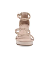 Jessica Simpson Little and Big Girls Asha Karli Dress Wedge Sandals