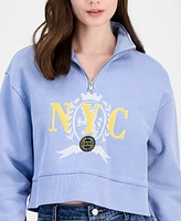 Tommy Jeans Women's Half-Zip Varsity Sweatshirt