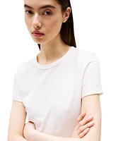 Tommy Jeans Women's Cropped Cotton Crewneck T-Shirt