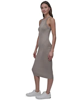 Dkny Jeans Women's Ribbed Knit Sleeveless Bodycon Dress - Kxr