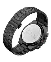 SE01071 Swan & Edgar Hand Assembled Caged Sports Automatic Black