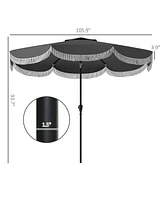 Outsunny 9FT Patio Umbrella Upf 30+ Vented Market