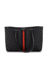 Pre-Owned Balenciaga Medium x Gucci The Hacker Project Tote Bb Canvas
