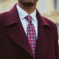 Elizabetta Big & Tall Tiberio - Silk Jacquard Tie for Men