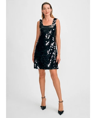 Isaac Mizrahi Women's Pailette Tank Dress