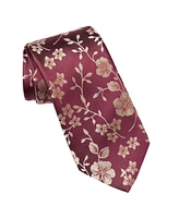Elizabetta Big & Tall Silvio - Silk Jacquard Tie for Men