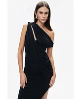 Nocturne Women's Accessory Detailed Midi Dress