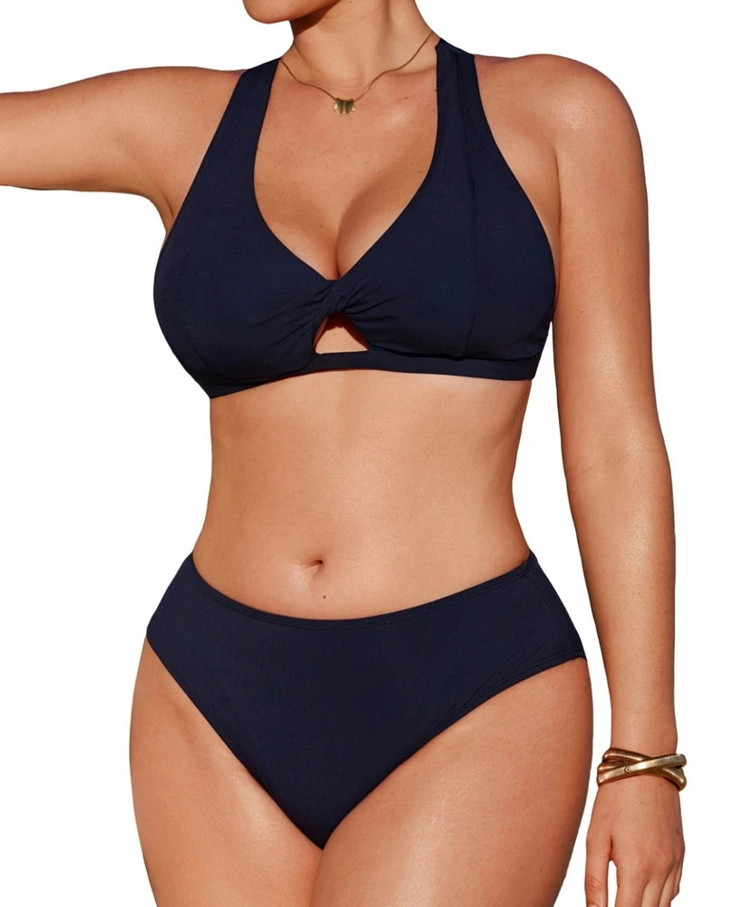 Cupshe Women's Island Vista Dd+ Bikini Set