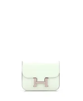 Pre-Owned Hermes Constance Slim Wallet Evercolor