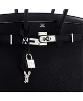 Pre-Owned HERMES Birkin Handbag Togo with Palladium Hardware