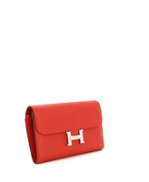 Pre-Owned Hermes Long Constance Wallet Evercolor