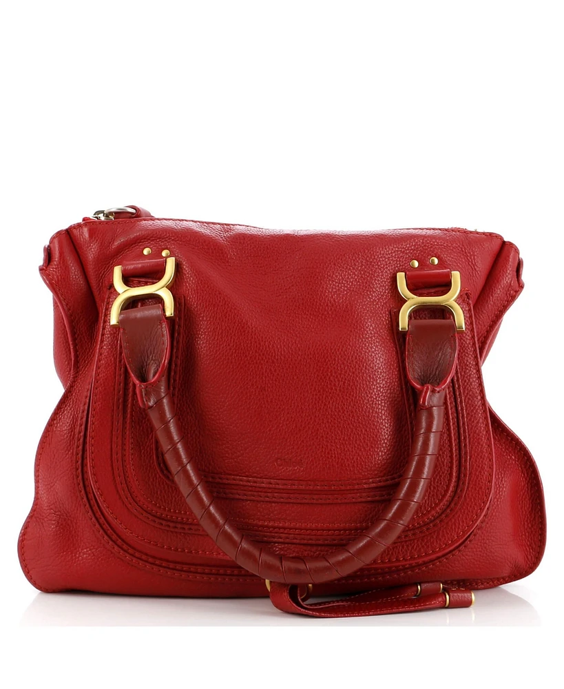 Pre-Owned Chloe Medium Marcie Shoulder Bag Leather