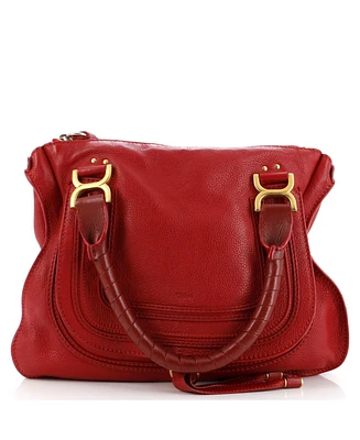 Pre-Owned Chloe Medium Marcie Shoulder Bag Leather