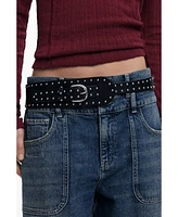 Desigual Women's Wide studded belt