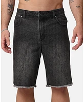 Saint Morta Men's Inferno Baggy Denim Shorts