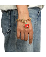 Hello Kitty Apple House Gold Locket Bracelet