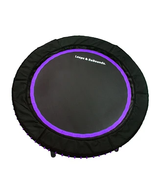 Leaps and Rebounds Fitness Trampoline, 40-inch or 48-inch |Adults and Kids Rebounder for Indoor and Outdoor, Up to 270 lbs | Lifetime Warranty | Low I