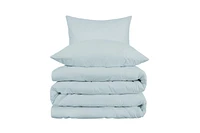Superior Egyptian Cotton 1000 Thread Count Solid Duvet Cover Set,Full/Queen