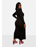 Rebdolls Women's Angel Ruched Detail Slip Maxi Dress
