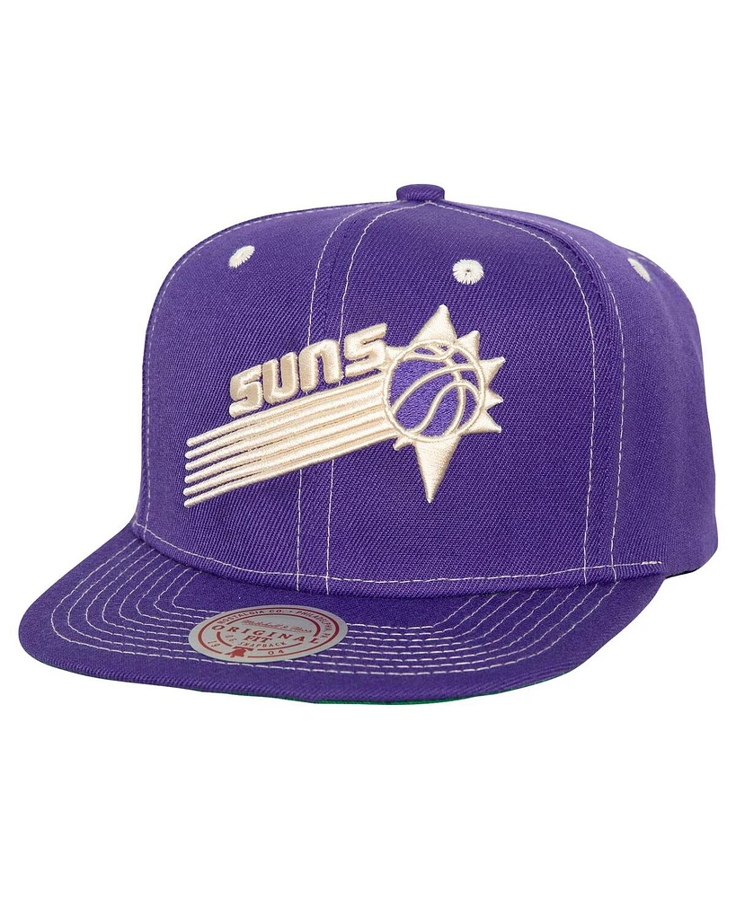 Mitchell & Ness Men's Purple Phoenix Suns Energy Contrast Snapback Hat