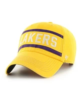 '47 Brand Men's Gold Los Angeles Lakers Quick Snap Clean Up Adjustable Hat