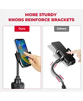 Kemimoto Car Cup Holder Phone Mount 360° Adjustable Cell Phone Holder Compatible with Car, Golf Cart, Truck, Atv