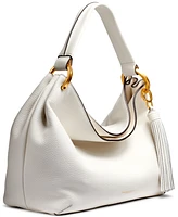 Donna Karan New York Glenwood Leather Shoulder with Tassel Detail